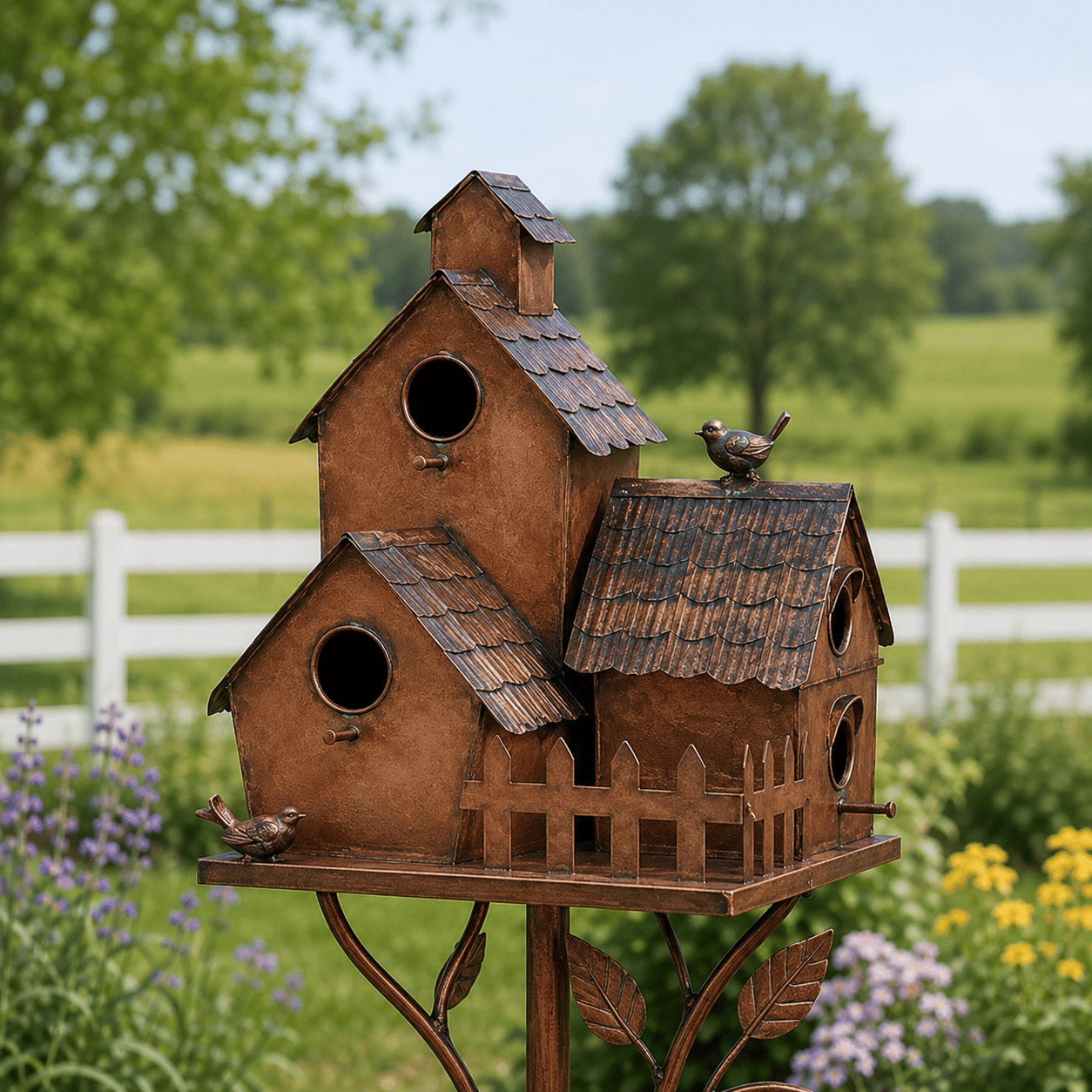 🎉Iron Birdhouse❤🐎 (Handmade by Jordan Vistorao®)✅Easy to assemble ✅Sturdiness ✅Craftsmanship