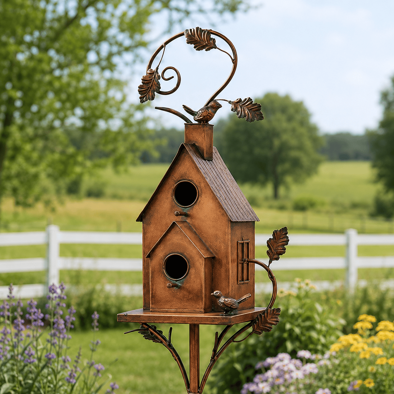 🎉Iron Birdhouse❤🐎 (Handmade by Jordan Vistorao®)✅Easy to assemble ✅Sturdiness ✅Craftsmanship