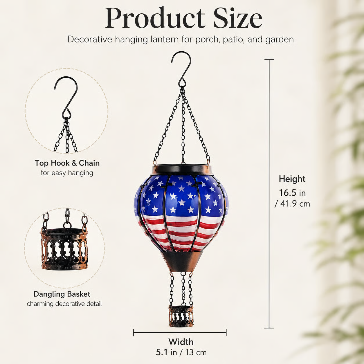 ✨250th Anniversary Solar Hot Air Balloon Lantern🏮