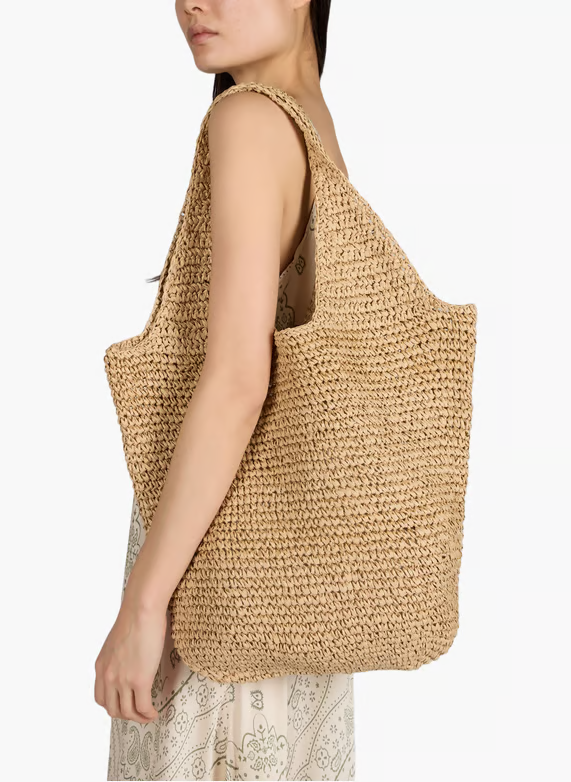 Premium-Style Straw Bag:  Large-Capacity Tote—Women's Shoulder Bag for Vacation & Beach