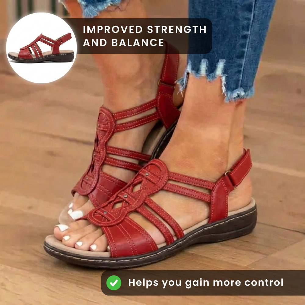 Women Casual Orthopedic Bohemian Sandals Nonslip Back Strap Beach