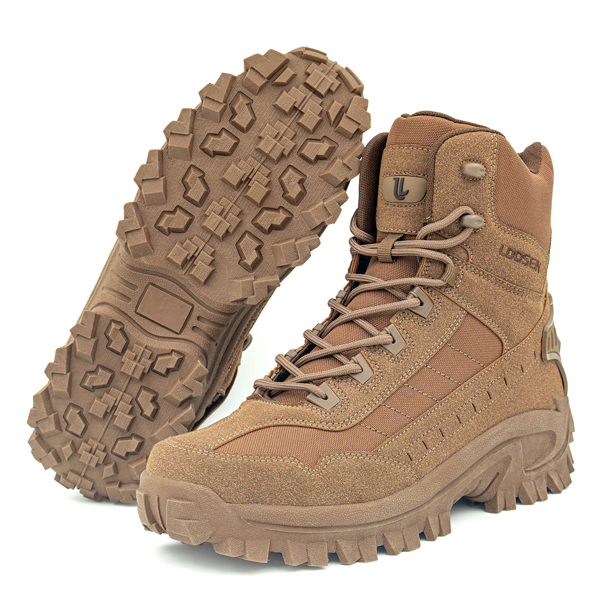 (🎁Free Socks Giveaway🧦) Men Waterproof Non-Slip Hiking Boots Orthopedic Support Anti-Smash Anti-Puncture Work Boots