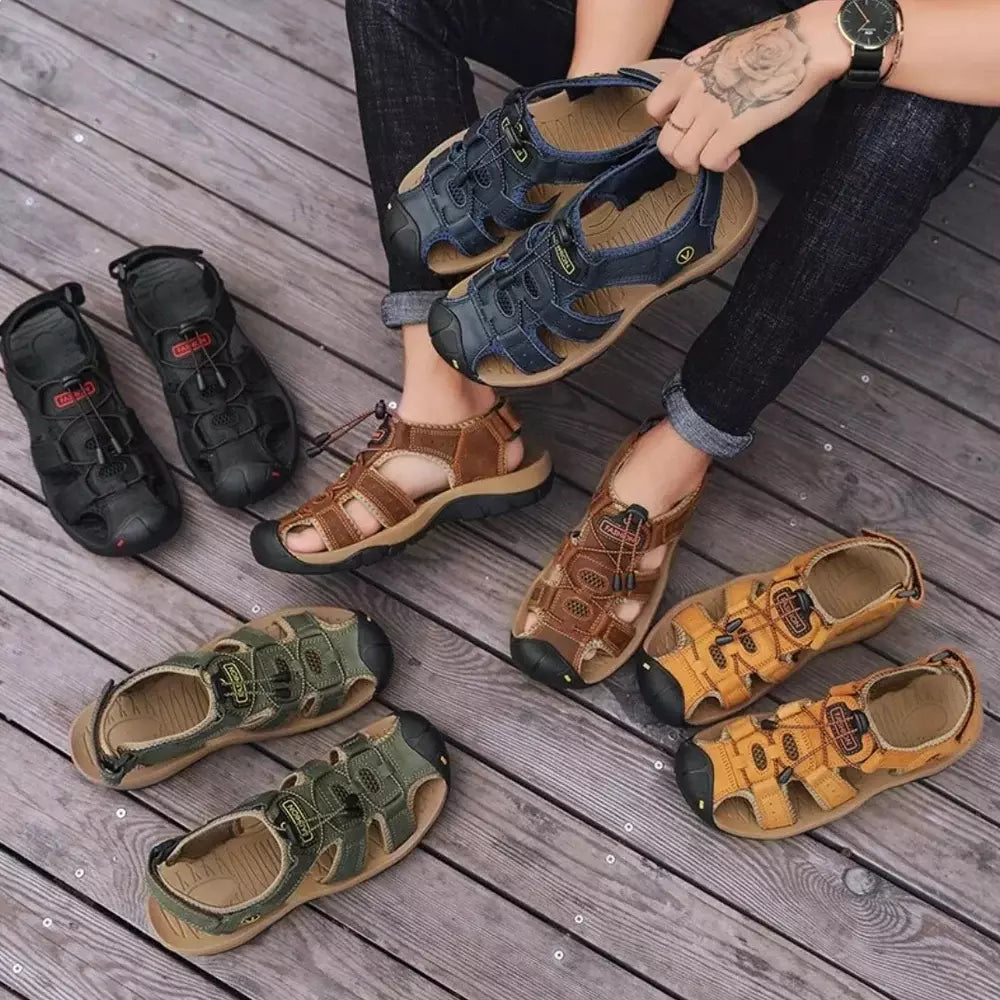 ErgoStride™ | All-Terrain Comfort Sandals for Men