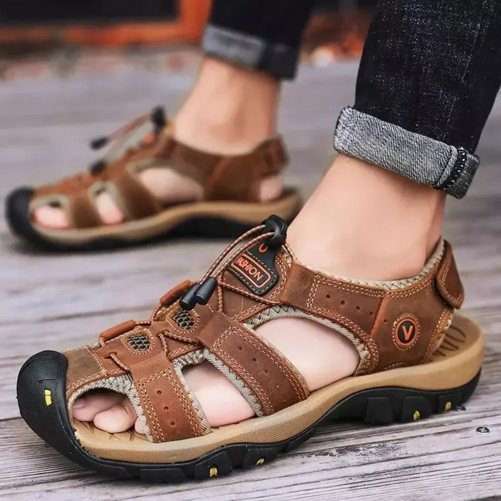 ErgoStride™ | All-Terrain Comfort Sandals for Men