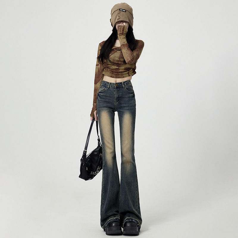 2026 New Arrival Retro Low-Rise Bootcut Jeans