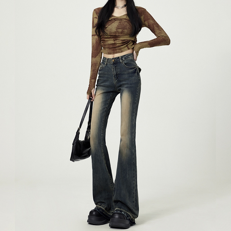 2026 New Arrival Retro Low-Rise Bootcut Jeans