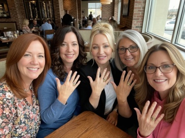 Women showing their Pixiu Rings