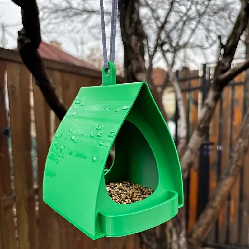 🔥BUY 3 FREE SHIPPING🐦Roofed Hanging Bird Feeder – Perfect for Your Garden