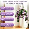 ✈️Limited-time offer🌺Faux Crepe Myrtle Hanging Baskets – Ultra-Realistic🌸✨