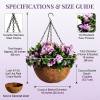 ✈️Limited-time offer🌺Faux Crepe Myrtle Hanging Baskets – Ultra-Realistic🌸✨