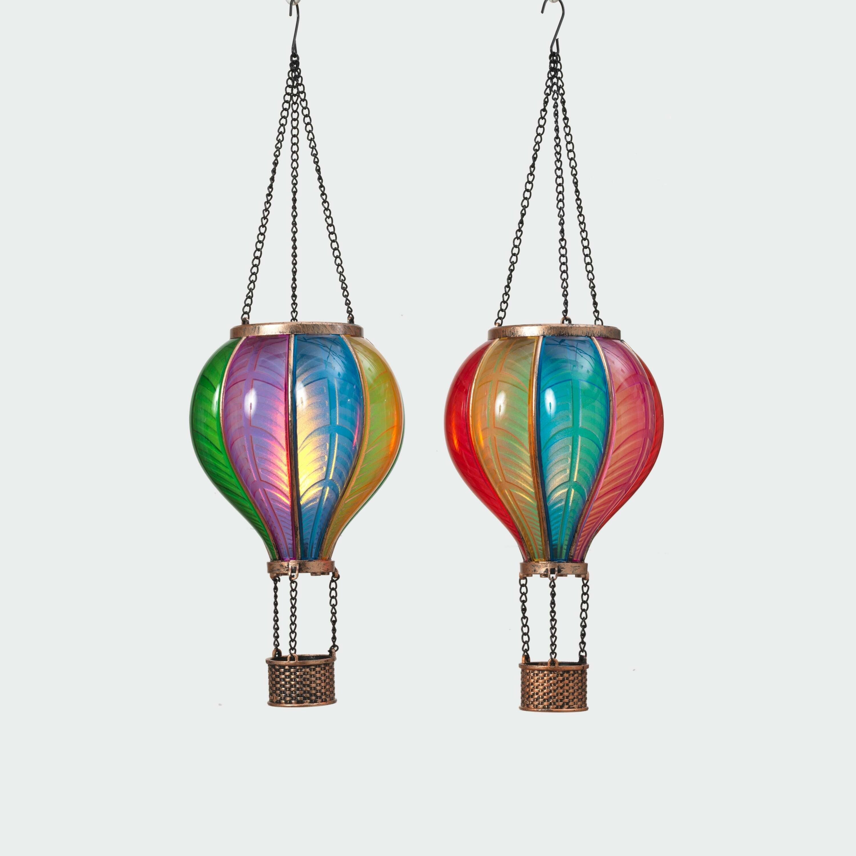 🎁 Limited-time offer 🔥Solar Cool Flame XL Hanging Rainbow Balloon Lantern