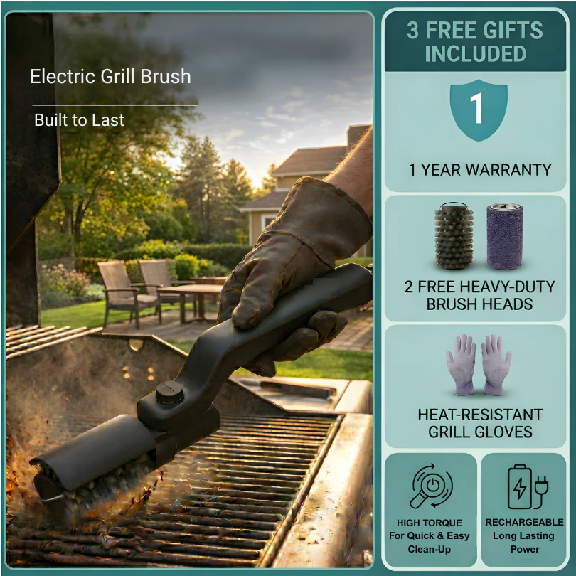 Caraletti™︎ ELECTRIC GRILL BRUSH PRO 2.0