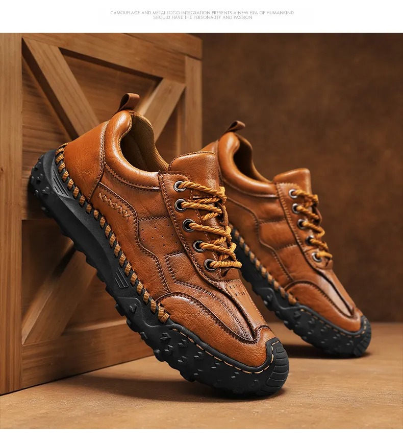 ⏰ 50% off -Men's Oanvor genuine leather non-slip orthopedic shoes