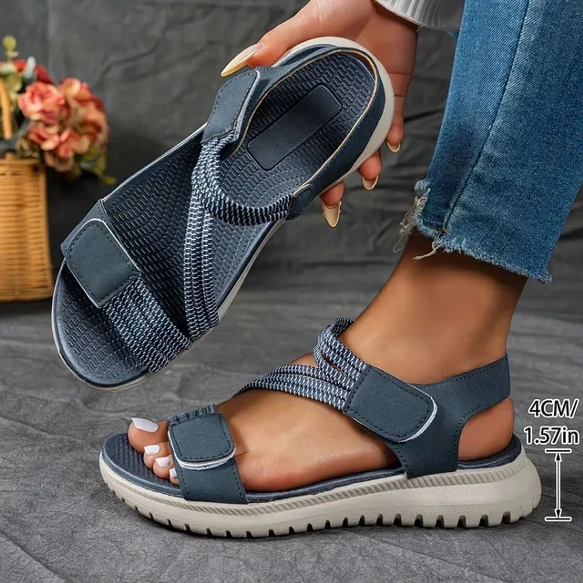 🔥2026 Summer Best Seller — Last Day Sale 50% OFF!🔥Women's Soft-Sole Orthopedic Sandals | Ultra-Comfortable Open-Toe Design