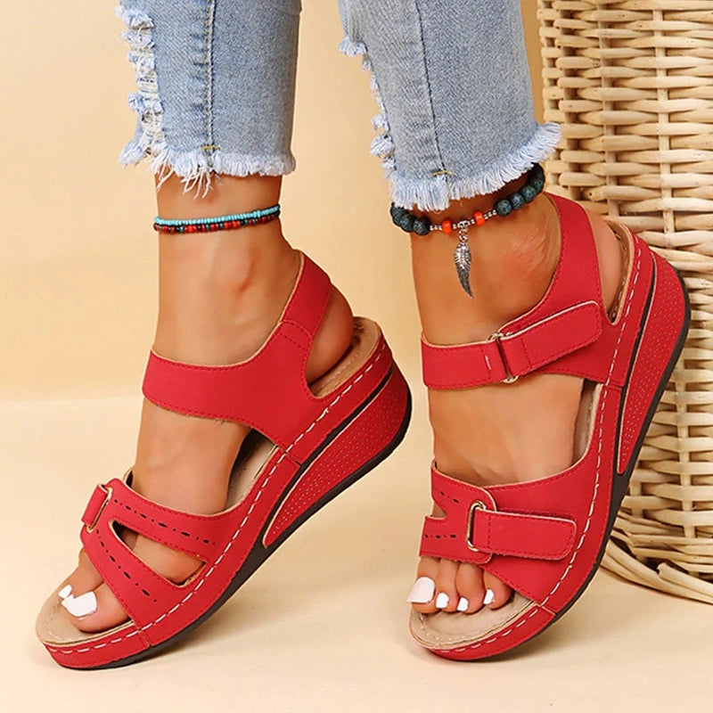 Verona Soft Bottom Wedge Heels Sandal