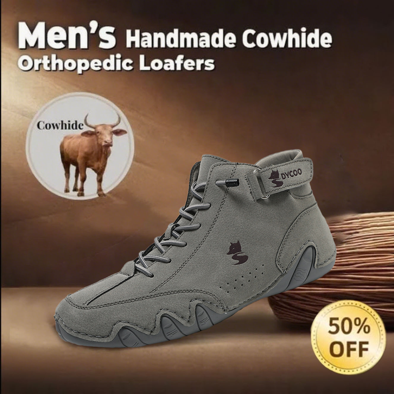 Last day 70% off 🔥Unisex genuine leather handmade orthopedic loafers