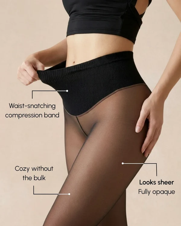 🔥Hot Sale 60% OFF!!⚡50K+ SOLD!❄️One-Seam The-original Magic Fleece Lined Leggings✨