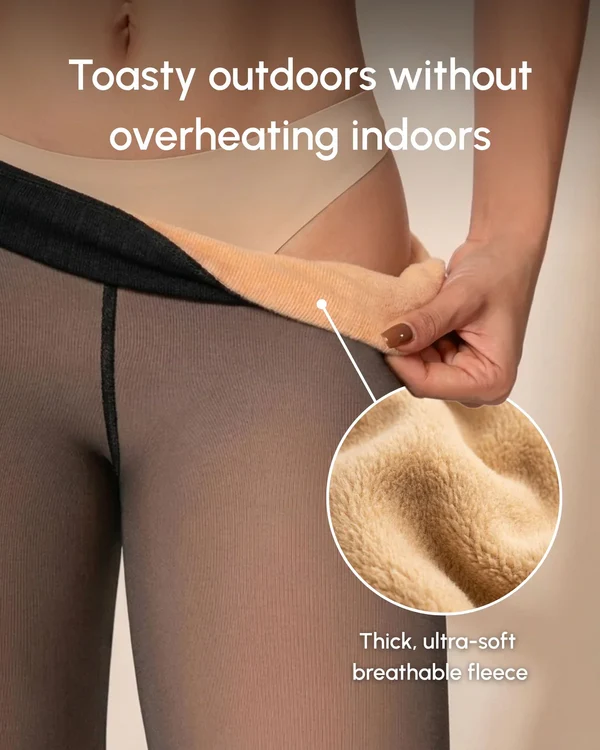 🔥Hot Sale 60% OFF!!⚡50K+ SOLD!❄️One-Seam The-original Magic Fleece Lined Leggings✨