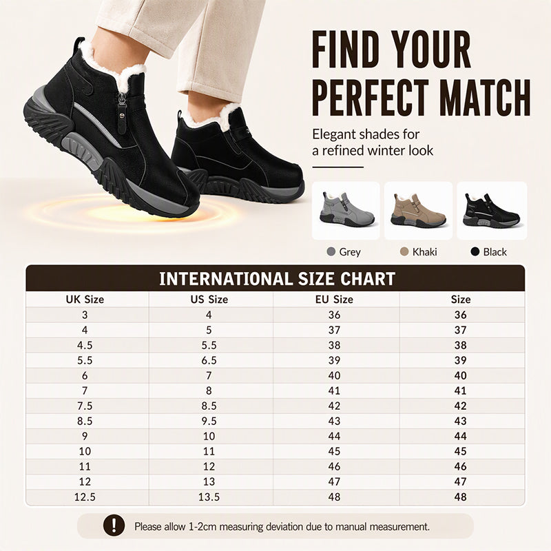 👟 Zip On & Go | Men's Warm PU Leather Casual Sneakers ⚡