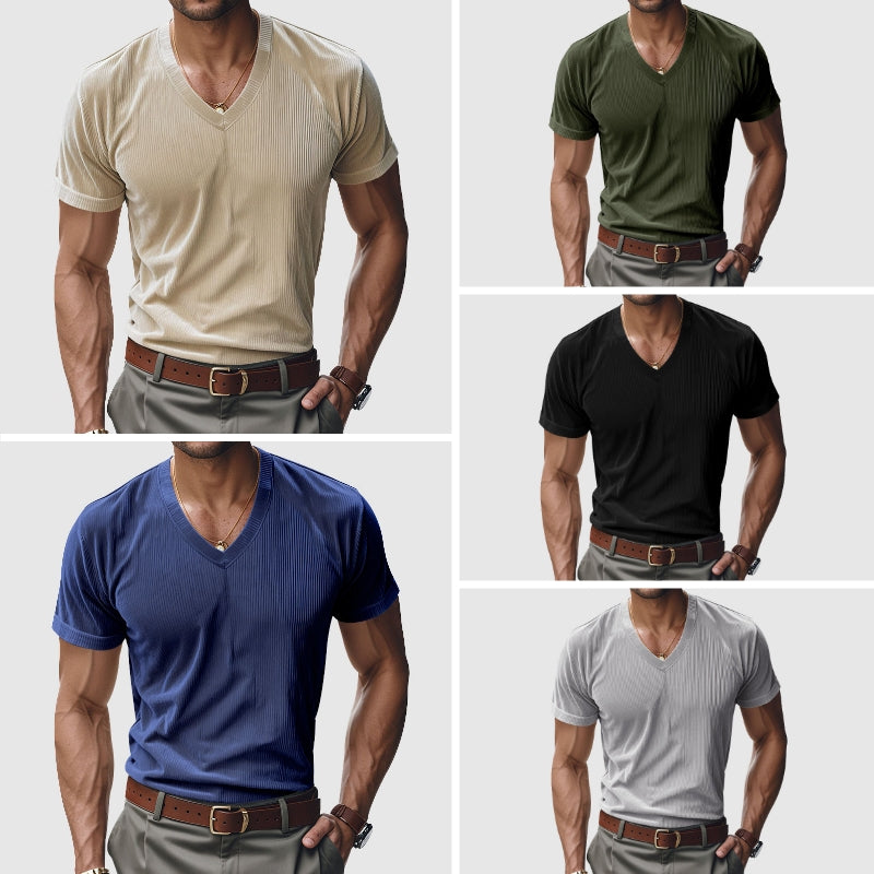 Ben Smith Ribbed V-Neck Tee