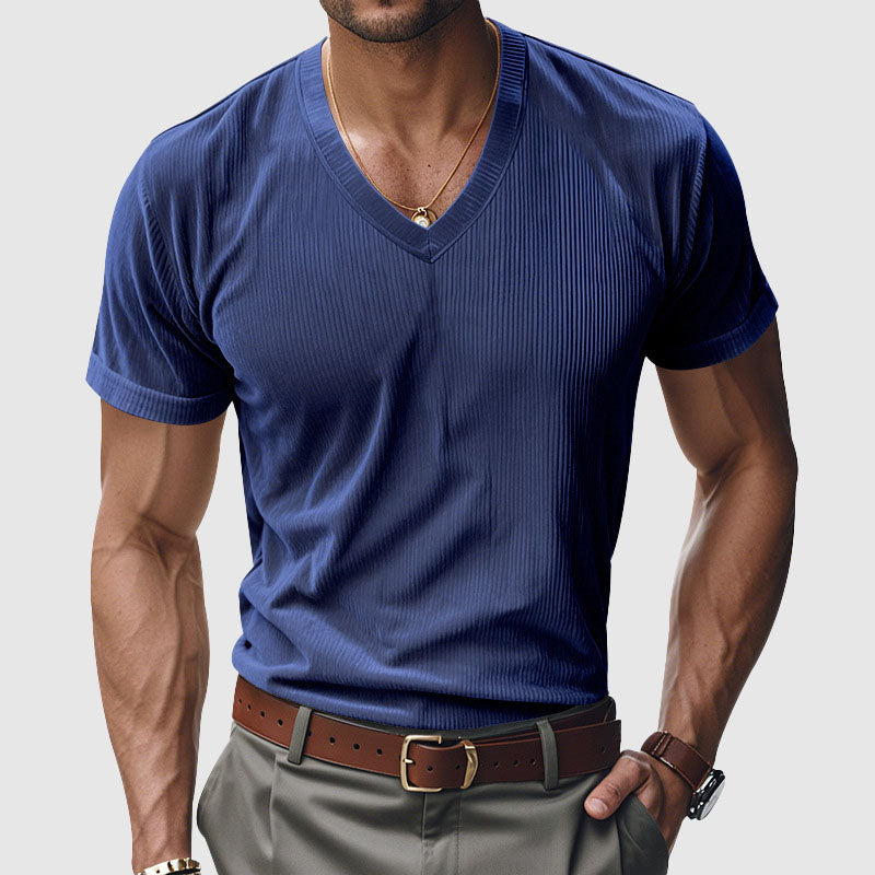 Ben Smith Ribbed V-Neck Tee