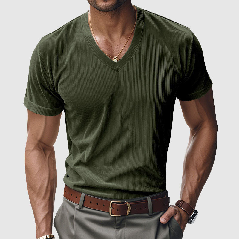 Ben Smith Ribbed V-Neck Tee