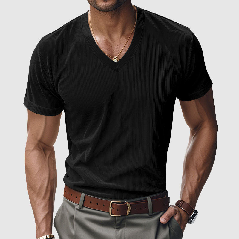 Ben Smith Ribbed V-Neck Tee