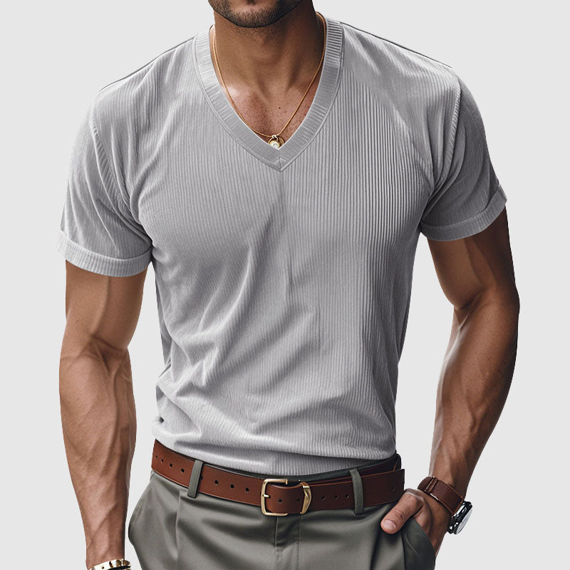 Ben Smith Ribbed V-Neck Tee
