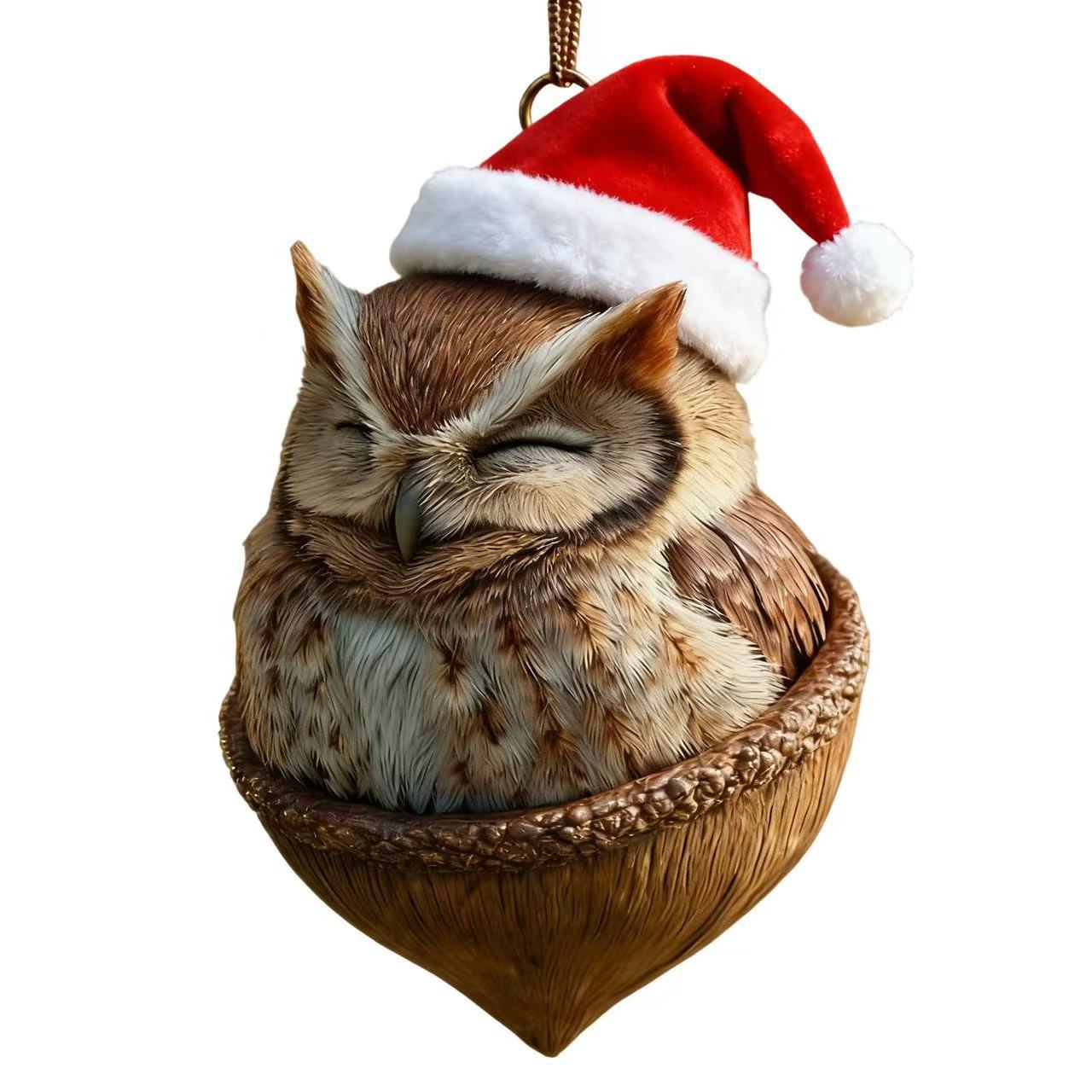 🎁❤️Forest animal acorn ornaments – charming forest-themed decorations