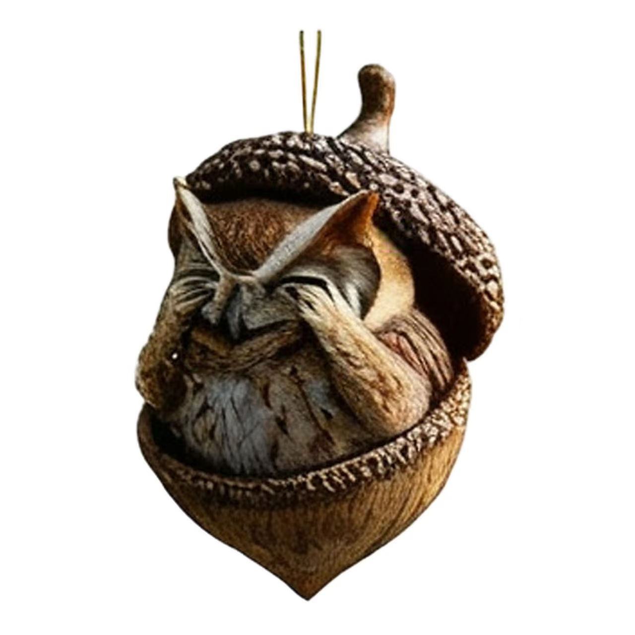 🎁❤️Forest animal acorn ornaments – charming forest-themed decorations