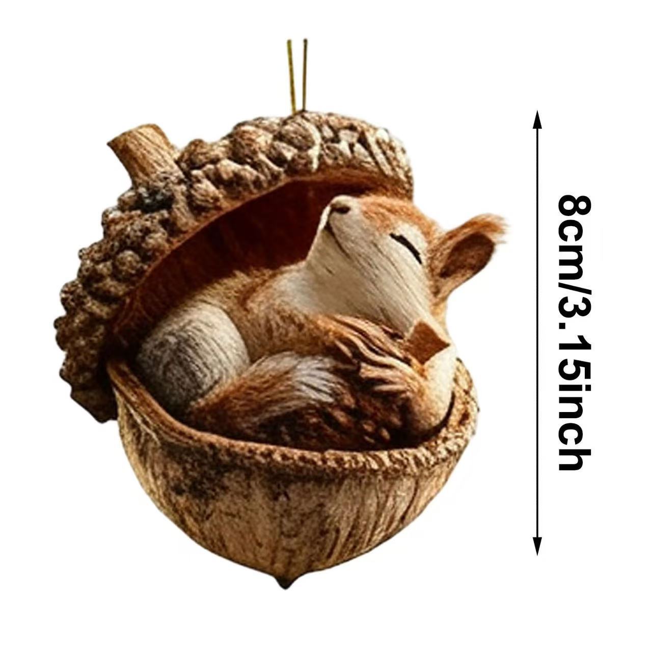 🎁❤️Forest animal acorn ornaments – charming forest-themed decorations