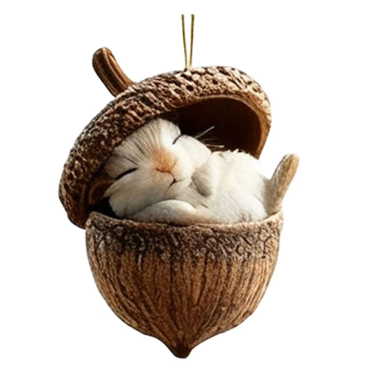 🎁❤️Forest animal acorn ornaments – charming forest-themed decorations