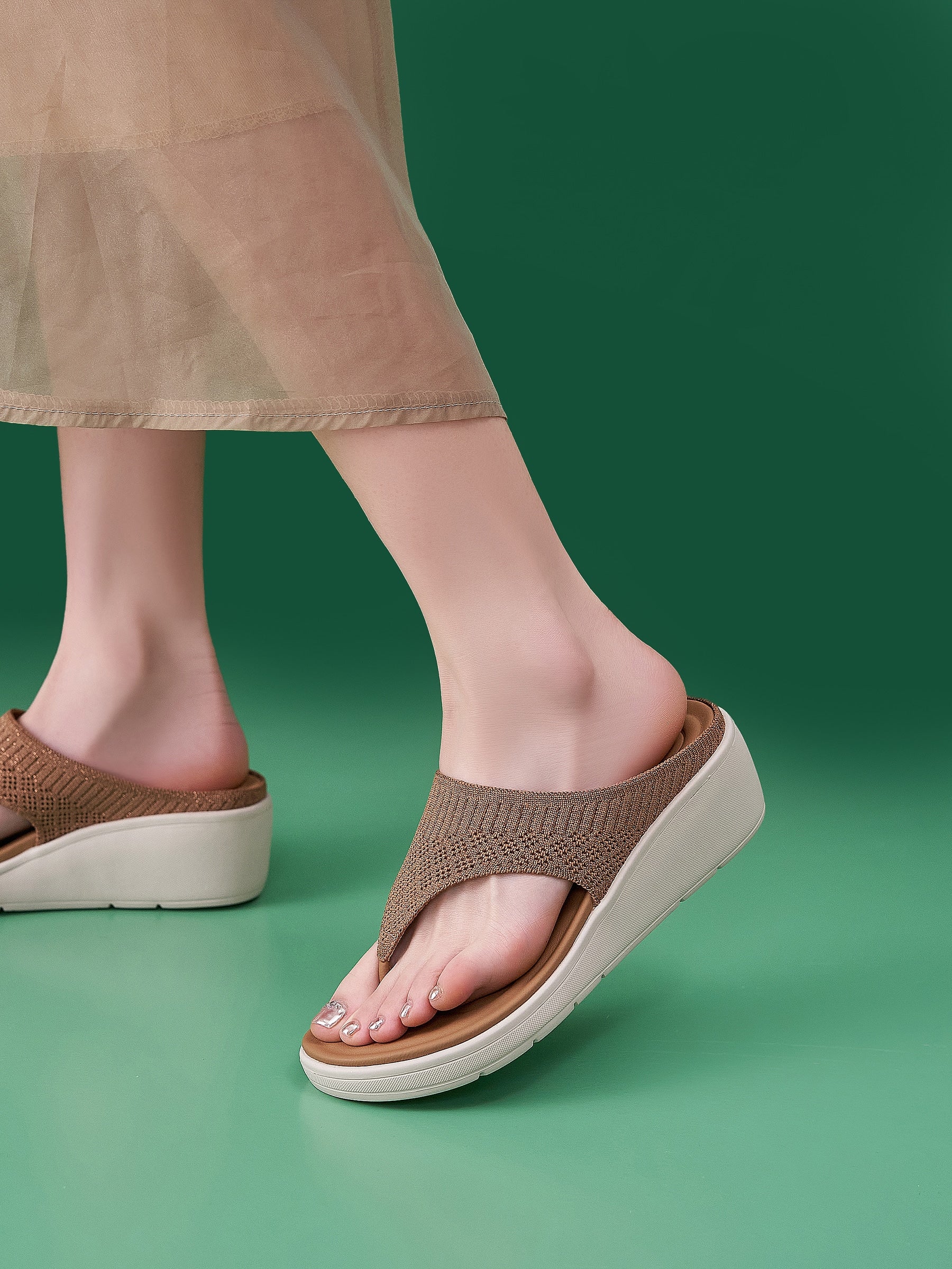 Wedge Flip-flop Beach Sandals