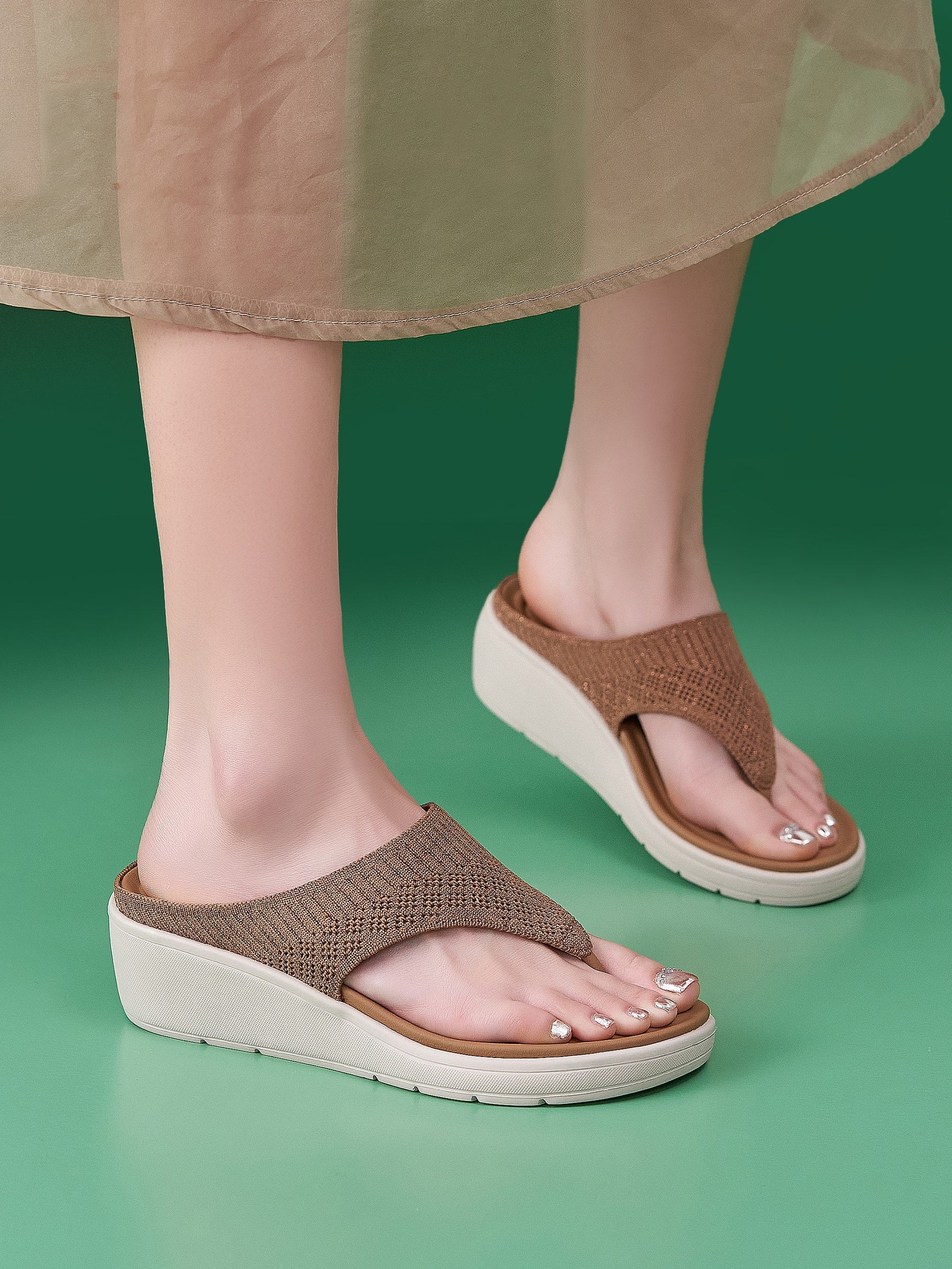 Wedge Flip-flop Beach Sandals