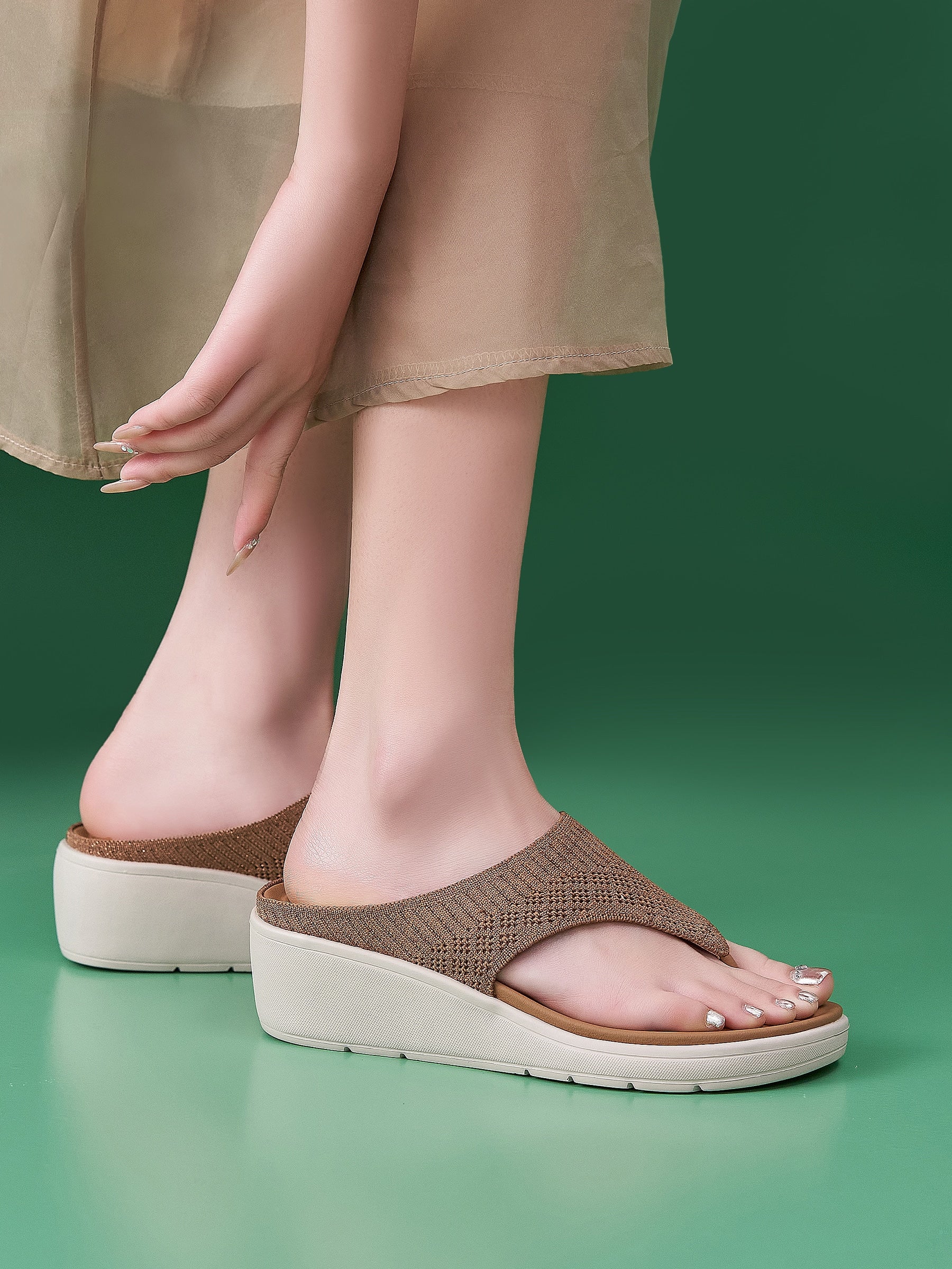 Wedge Flip-flop Beach Sandals