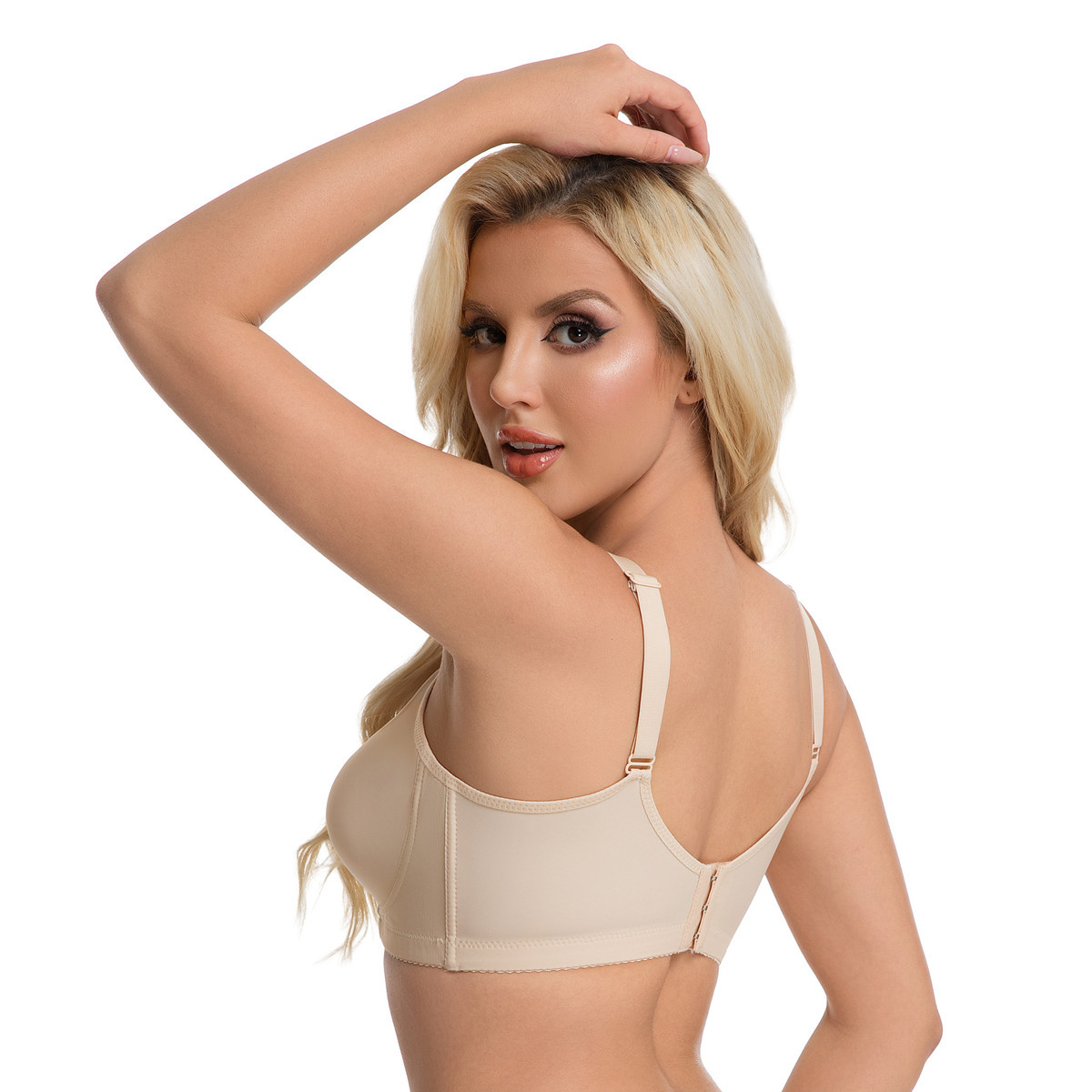 back smoothing bras - eliminate bulges with wide wings & seamless tech