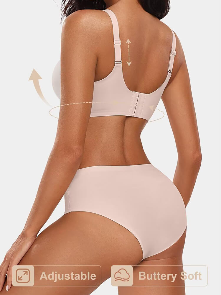 Plus Size Wireless 3/4 Cup Bra