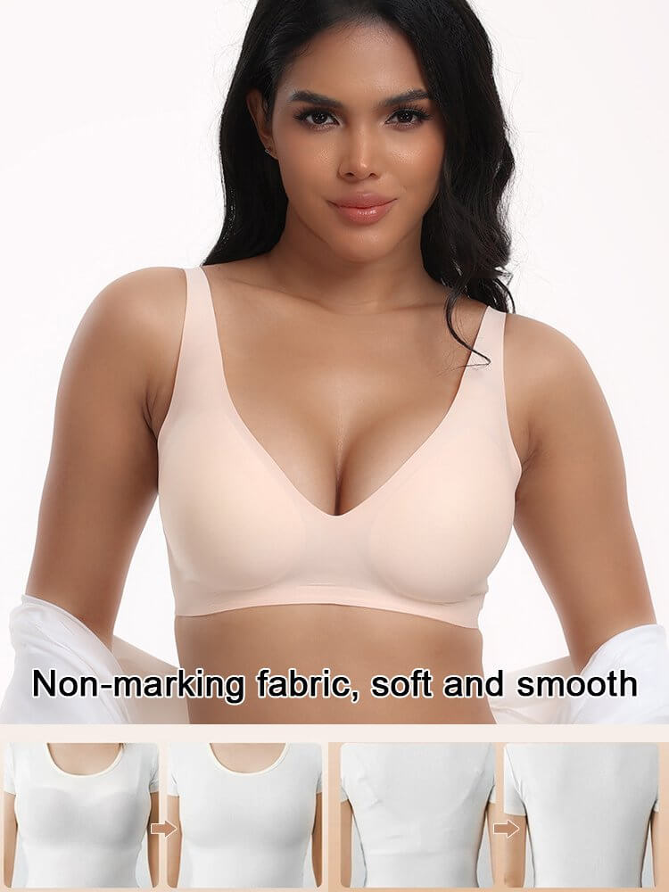 Seamless Wireless Full Coverage Bra