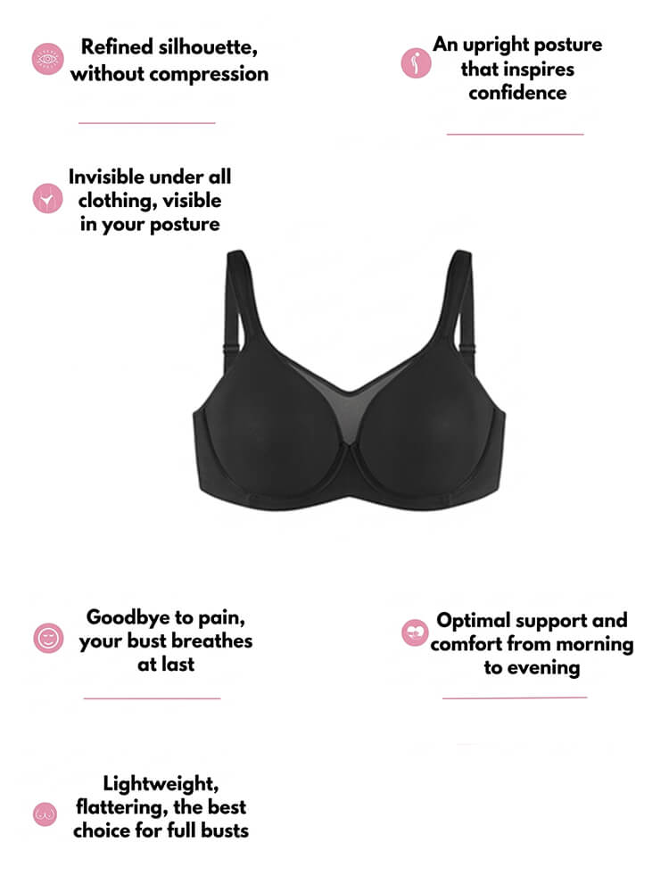 Ultra-Thin Smooth Push-Up Bra