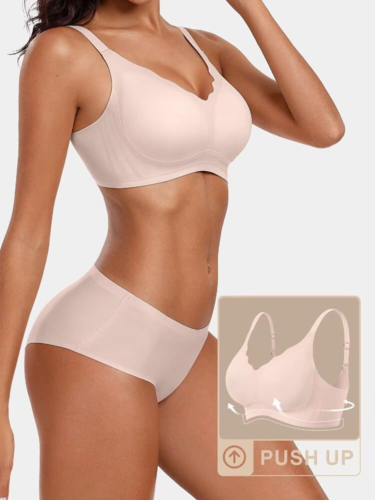 Plus Size Wireless 3/4 Cup Bra