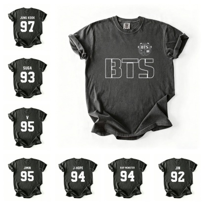 Custom Kpop Boy Group World Tour 2026 T-shirt