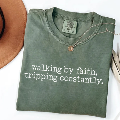 Walking by Faith T-shirt