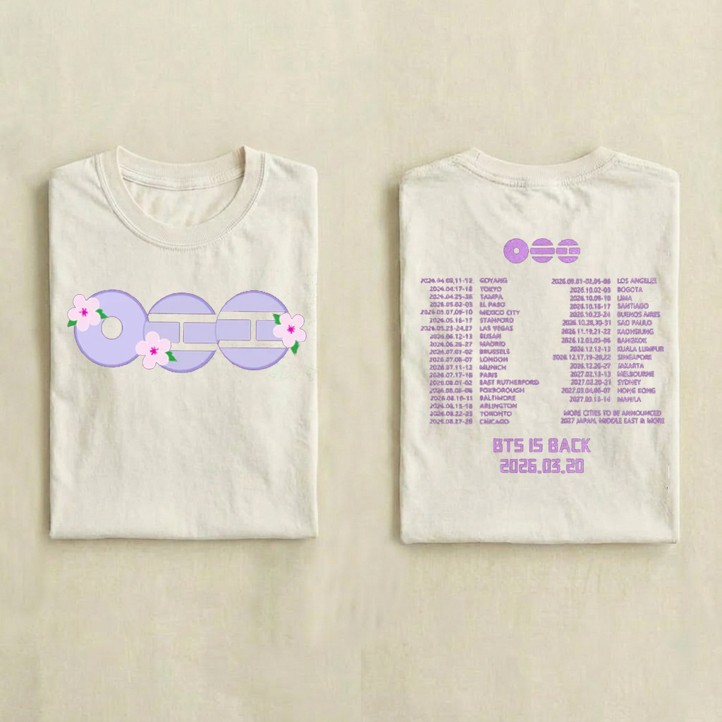 Kpop Boy Group World Tour 2026 Graphic T-shirt