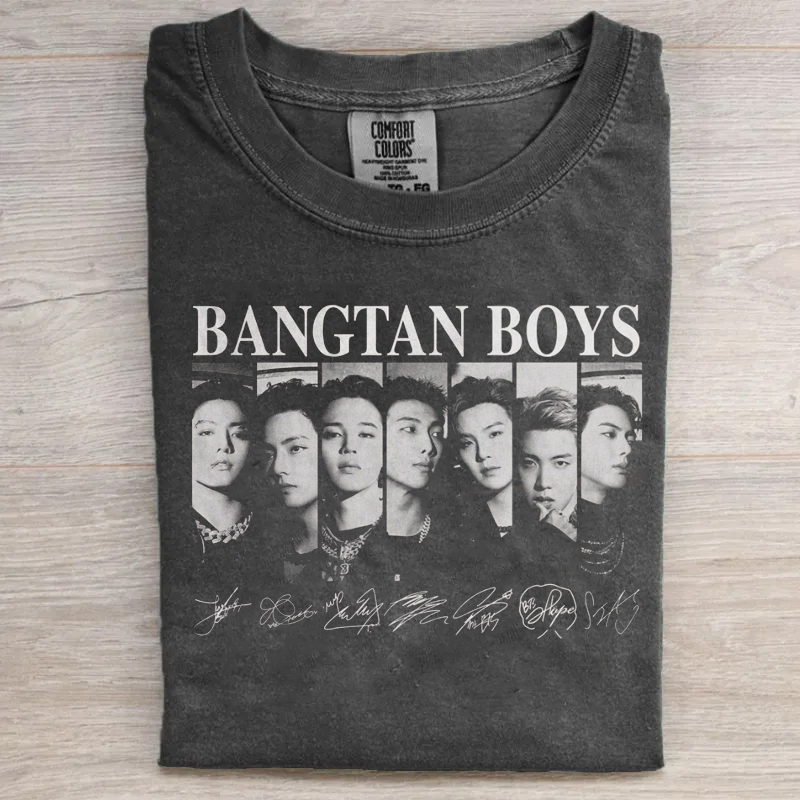 Kpop Boy Group Graphic T-shirt