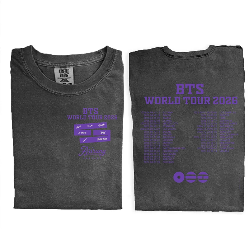Kpop Boy Group  World Tour 2026 T-shirt