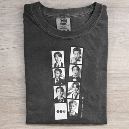 Kpop Boy Group Vintage Graphic T-shirt