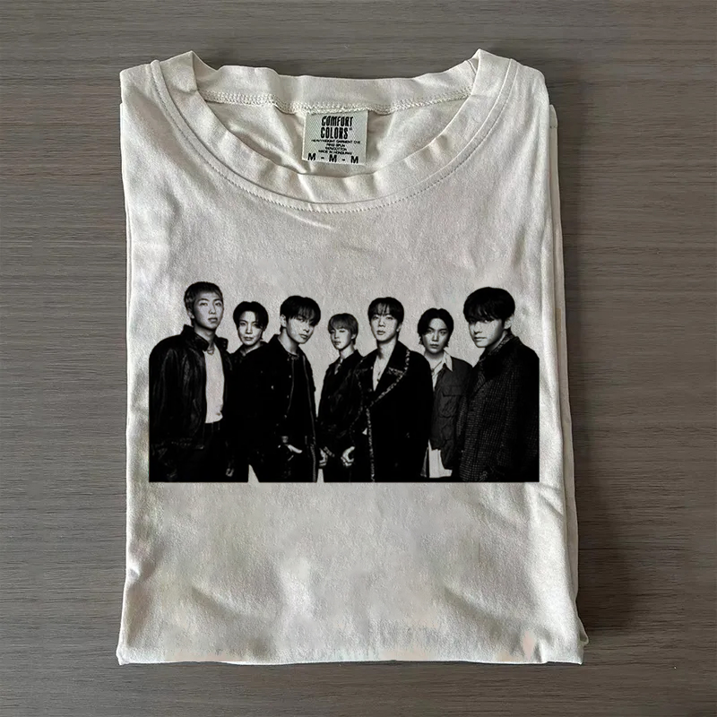 Kpop Boy Group Vintage Graphic T-shirt