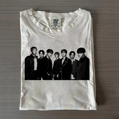 Kpop Boy Group Vintage Graphic T-shirt