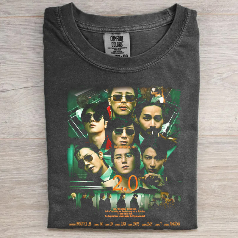 Kpop Boy Group Graphic T-shirt