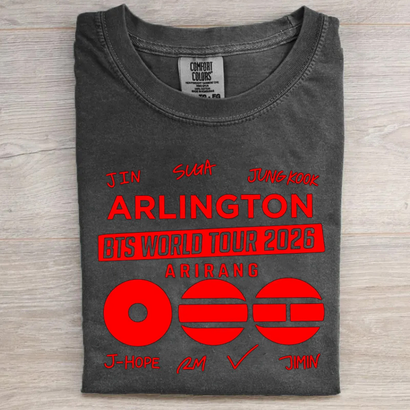 Kpop Boy Group World Tour 2026 T-shirt